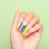 AIMEILI Neon Gel Nail Polish Set Summer Nails Gel Neon Orange Hot Pink Blue Yellow Green Purple Gel Polish 12 Colors Soak Off Led Gel Nail Kit Nails Nail Art Manicure Kit Set 23