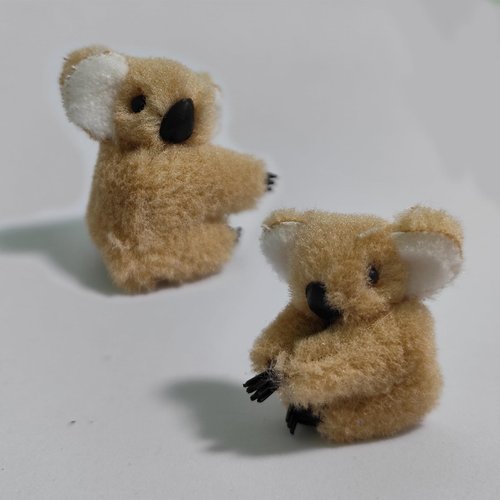 Cute Girls Hair Clips Khaki Bear - 2 PCS Gifts Hairpins Hair Accessories,Girl Broken Hair Bangs Clip Hairpin KQ