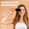 SunHer Boar Bristle Hair Brush - 100% Soft Natural Bristle Brush for Women Men Restore Shine and Fine - Wooden Comb Set for Short Thin Curly Dry Hair