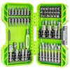Greenworks 70-Piece Impact Rated Driving Set,Screwdriver Bit Set,Precision-Milled Bit,Modular Case,Magnetic Bit Holder
