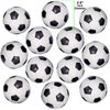 Mini Sports Balls for Kids Party Favor Toy, Soccer Ball, Basketball, Football, Baseball (12 Pack) Squeeze Foam for Stress, Anxiety Relief, Relaxation. (12 Pack (Soccer Balls))