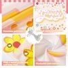 Groovy Party Backdrop Banner Hippie Birthday Two Groovy Party Decoration Daisy Flower Boho Party Photography Backdrop Groovy Party Supplies(6 x 3.6 ft)