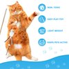 NOWFRESH Cat Wand Toy Set, 2 PCS Interactive Cat Teaser Wands with Cute Bee & Mouse Designs, Equipped with Bells and Streamers to Captivate Your Cat’s Attention