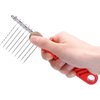 QUMY Dog Comb Pet Grooming Comb Dog Rake Comb Trimmer Stainless Steel Dog Comb for Dematting Removing Dead, Matted or Knotted Hair