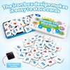 Kasfalci CVC Word Games,Magnetic Letters & Flash Cards,Phonics Games,Alphabet Learning Toys, Refrigerator Fridge ABC Magnets for Kids,Speech Therapy Toys for Toddler,Spelling for Preschool Classroom