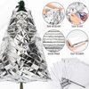 ZAUGONTW 12 Pack Silver Reflective Mylar Film, Garden Greenhouse Covering Foil Sheets, 83x 52 inch Mylar Film Sheets for Plant Growth, Grow Room, First Aid, Camping, Outdoor Survival