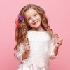 100 Pieces Girls Hair Barrettes Self Hinge Plastic Hair Clip Toddler Kids Baby 80s 90s Hair Pin Colorful Cute Hair Clip Cartoon Hair Accessories (Bow)