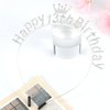 Atoden 13th Birthday Decorations for Girls 13 Year Old Happy Birthday Headband Silver Princess Tiara Crown 13th Birthday Gifts for Girls Thirteen Birthday Accessories for Party