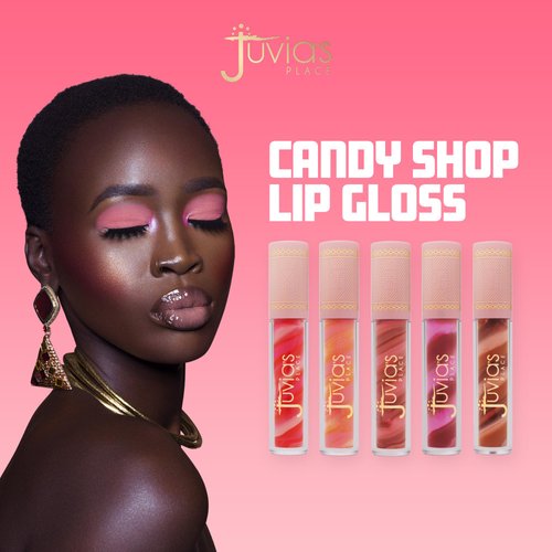 Juvia's Place Candy Shop Lip Gloss PineapplePearl - Moisturizing Beauty, Tinted Clear Glows, Hydrating Long Lasting, Plumping Shine Glossy Colored Pout Stains, Plumper Light Glass Filler Glaze