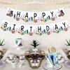Balterever Geology Birthday Party Decorations Rocks Geology Birthday Party Decorations Geology Theme Happy Birthday Banner Crystal Themed Happy Birthday Banner for Boys and Girls