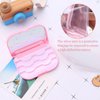 AREMOD Lash Mirror, Eyelash Case 3 Layer False Eyelash Holder Case Lash Organizers and Storage Empty Travel Cosmetic Eyelash Container with Mirror for Makeup(Pink)