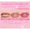 MAEPEOR Changing Lip Gloss 7 Colors Moisturizing Non-sticky Lip Oil Gloss Nourishing Shiny Glossy Lipgloss for Lip Care and Dry Lip (Color 04)