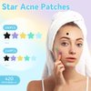 Waspot Pimple Patches for Face, Cute Star Zit Covers, Stars Hydrocolloid Acne Patch, Colorful Stickers with Tea Tree, Salicylic Acid & Cica Oil (10mm&12mm) 420 Count