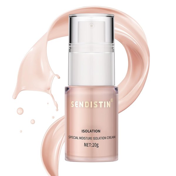 SENDISTIN Hydrating Makeup Primer with Hyaluronic Acid, Face Foundation Primer, Base Primer for Shine, Oil Control, Add Moisture, Smooth Texture, Hides Wrinkles for Long-Lasting Makeup, 0.71 FL.OZ