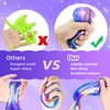 kykake 12Pcs Slime Party Favors, Galaxy Slime Ball Party Gifts - Stretchy Stress Relief, and Safe for Girls and Boys - Classroom Reward, Valentine's Day Party Supplies