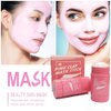QUNIJOU Rose Mask Cleaning Stick for Face, Rose Deep Cleanse Mask, Rose Mask Cleaning Stick Blackhead Remover, Skin Brightening, Blackhead Remover with Rose Extract, for All Skin Type