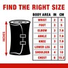 ACE 4 Inch Elastic Bandage with with Clips, Black, Great for Leg, Shoulder and More, 1 Count