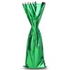 MT Products Metallic Mylar Wine Green Gift Bags for Bottles Sparkle Look - Great for a Wine Pull - (25 Pieces) (Ribbon and Rope Not Included)