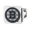 FANMATS 15143 Boston Bruins Chrome Metal Hitch Cover with Chrome Metal 3D Emblem