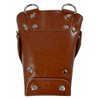 Kissaki Brown Genuine Leather Hair Scissors Holster Hairstylists Cosmetologist Tool Pouch