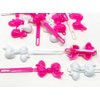 Tara Girls Super Cute Self Hinge Plastic Mulit Design Hair Barrettes Selection (BR53)