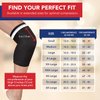 Doctor Developed Knee Brace/Knee Support/Knee Compression Sleeve [single] & Doctor Written Handbook -guaranteed Relief For Arthritis, Tendonitis, Injury (Black, M)