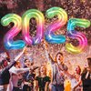 KatchOn, Giant Rainbow 2025 Balloons Numbers - 42 Inch, New Years Balloons | 2025 Neon Balloons for Neon New Years Eve Party Supplies 2025 | Foil 2025 Rainbow Balloon, Happy New Years Decorations 2025