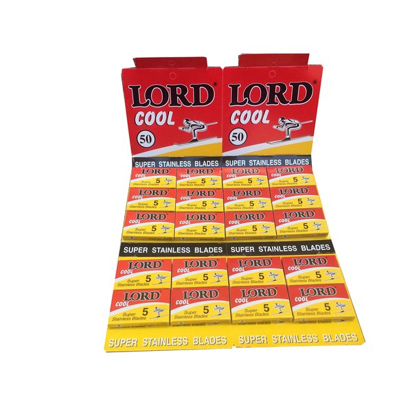 100 Lord Cool Double Edge Razor Blades