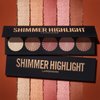 Highlighter Powder Palette, Makeup Palette Facial Bronzers Illuminator Palette Highlighter Baked Waterproof Long Lasting Brilliant Lighten Skin Color Face (Highlighter Powder)