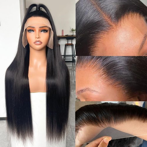 MsSunlight Frontal Wigs Human Hair 13x6 HD Lace Front Wigs Human Hair Pre Plucked for Women 13x6 Straight Lace Front Wigs Human Hair With Baby Hair Glueless Wigs 26 Inch