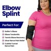 Elbow Splint Tendonitis Elbow Brace – Cubital Tunnel Brace for Sleeping - Tennis Elbow Support with Arm Compression Sleeve Elbow Immobilizer for Ulnar Nerve Brace Elbow Pain Men Women - Fits Most