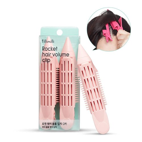 FILLIMILLI Rocket Hair Volume Clip | Self-Grip, Comb-shaped Hair Holding Clip, Quick Hair Curler for Volume and Styling, 2 Count
