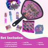 L.O.L. Surprise! Townley Girl backpack Cosmetic makeup Set 10 Pieces, Including Lip Gloss, Nail Polish, Scrunchy, Mirror and Surprise Keychain, Ages 5+ Perfect for Parties, Sleepovers and Makeovers