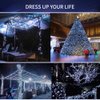 XTF2015 66ft 200 LED Christmas String Lights, End-to-End Plug Christmas Lights - UL Certified - Indoor Outdoor Christmas Tree Lights for Christmas, Eaves, Patio, Wedding, and Holiday Decoration, White