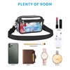 Clear Bag Stadium Approved, Clear Purse with Removable Strap, Clear Crossbody Bag for Concert Event Work Festival