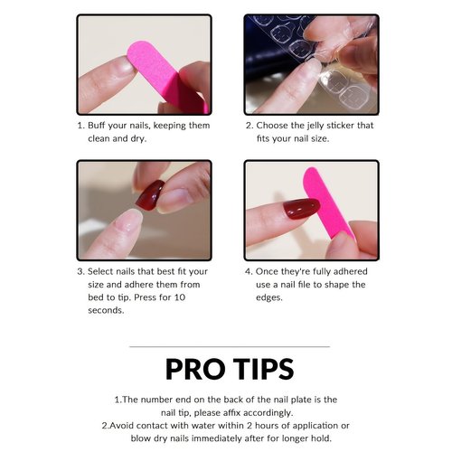 Pikabows Press On Nails Medium Square Neon Orange Rhinestone French Fake Nails Acrylic False Nail Tips Kit Glue on Nails for Women