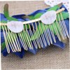 Gogogmee Girl Hair Clips Flower Hair Clips for Women Bride Headpieces for Wedding Floral Hair Headpiece for Brides Hair Accessories for Kids Womens Hair Clips Rose Fork Comb Miss