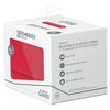 Ultimate Guard Sidewinder 80+, Deck Box for 80 Double-Sleeved TCG Cards, Red, Magnetic Closure & Microfiber Inner Lining for Secure Storage