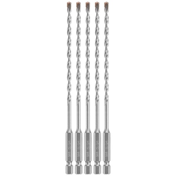 Bosch 5 pc. 5/32 In. X 6 In. Hex Shank Hammer Drill Masonry Bits LBHX0025