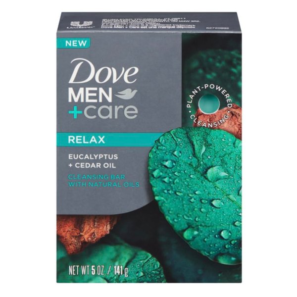 DOVE MEN + CARE Soap Bar Eucalyptus & Cedar Oil 5 oz