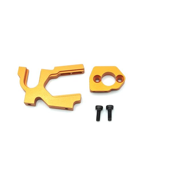 AMORIL RC Car Electric Brushless Adjustable Motor Mount Set, Golden