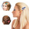 SENHAI 8 PCS Multi-Style DIY Hair Clips Resin Molds, with 20 Golden Hair Clip Accessories, Resin Hair Clips Mould for Making Hair Clips, DIY Crafts, Keychains,Jewelry Pendants