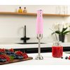 Westinghouse Hand Blender - 5-Speed Immersion Blender with Turbo Function, Stainless Steel Blade & Rod, 500W Power, Easy to Clean, Retro Kitchen Appliance for Smoothies & Soups, Pink