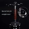 Men Straight Shaving Razor Badger Hair Brush Stand Holder Leather Strop Soap Bowl