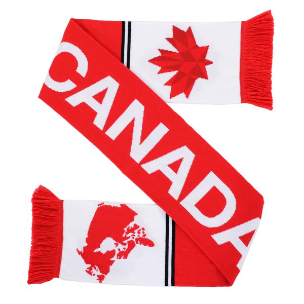 Euroscarves National Soccer High-Definition HD Knit Scarf (Canada)