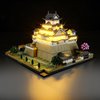 Mililier LED Light Kit for Lego Architecture 21060 Himeji Castle Set, Compatible with Lego 21060 Building Blocks Model(Not Include Blocks Set)