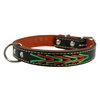 Genuine Leather Dog Collar 15.5"x3/4" Fits 11"-13" Neck Small