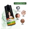 Herbishh Hair Color Shampoo for Gray Hair - Enriched Formula with Keratin & Tuber Fleece Flower - Full Grey Coverage, Easy to Use, Long lasting, Instant - Black (400ml)