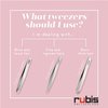 Rubis Hole Pattern Stainless Steel Pointed Tweezers for Precise Eyebrows and Hair Removal, The Elegance Collection,1K011 9.5, Made in Switzerland