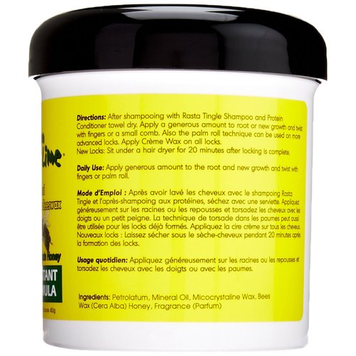 Jamaican Mango & Lime, Locking Firm Hair Wax Extra Hold With Real Beeswax & Honey, 16 Oz